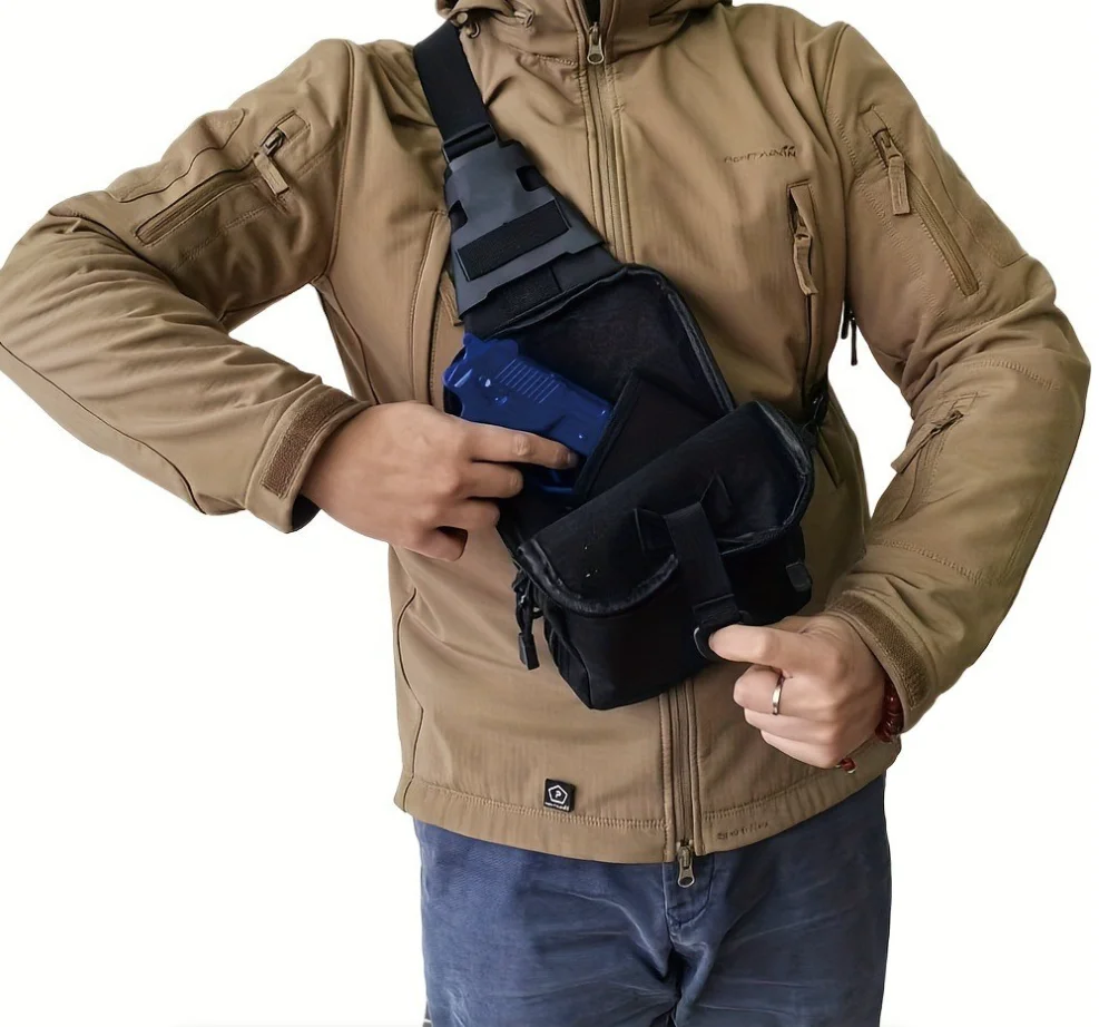 Tactical Sling Bag Concealed C - Edc Concealed Carry Sling Bag recension och pris