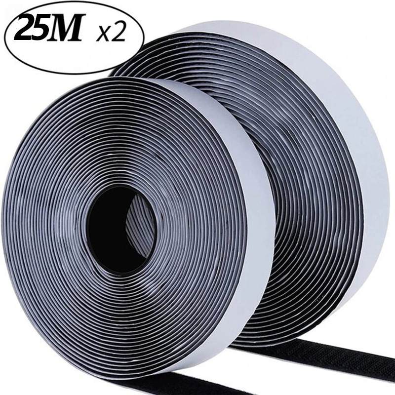 Self Adhesive Hook and Loop Ta - Gear Tie Reusable recension och pris