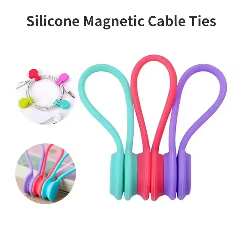 Silicone Magnetic Cable Ties S - Gear Tie Reusable recension och pris