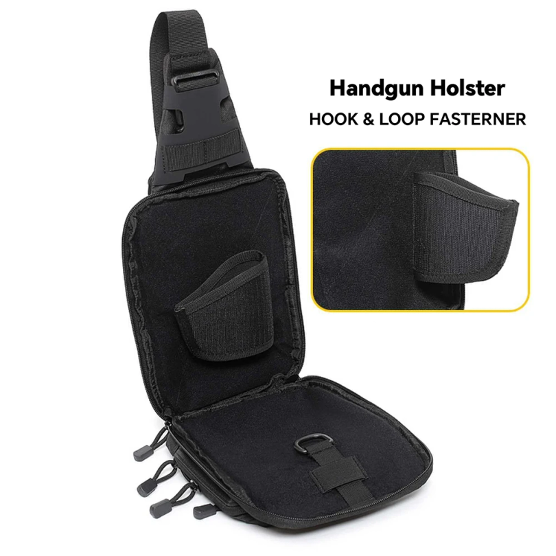 Tactical Sling Bag Concealed C - Edc Concealed Carry Sling Bag recension och pris