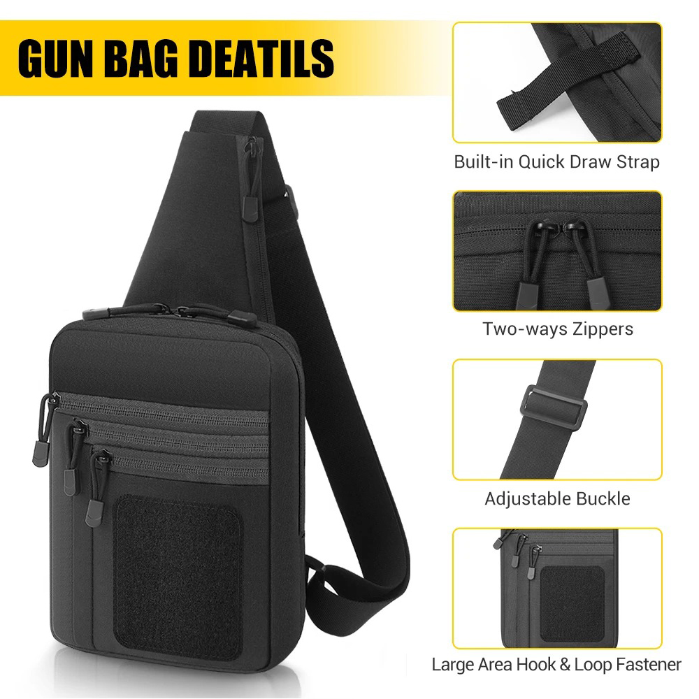 Concealed Carry Chest Gun Bag  - Edc Concealed Carry Sling Bag recension och pris