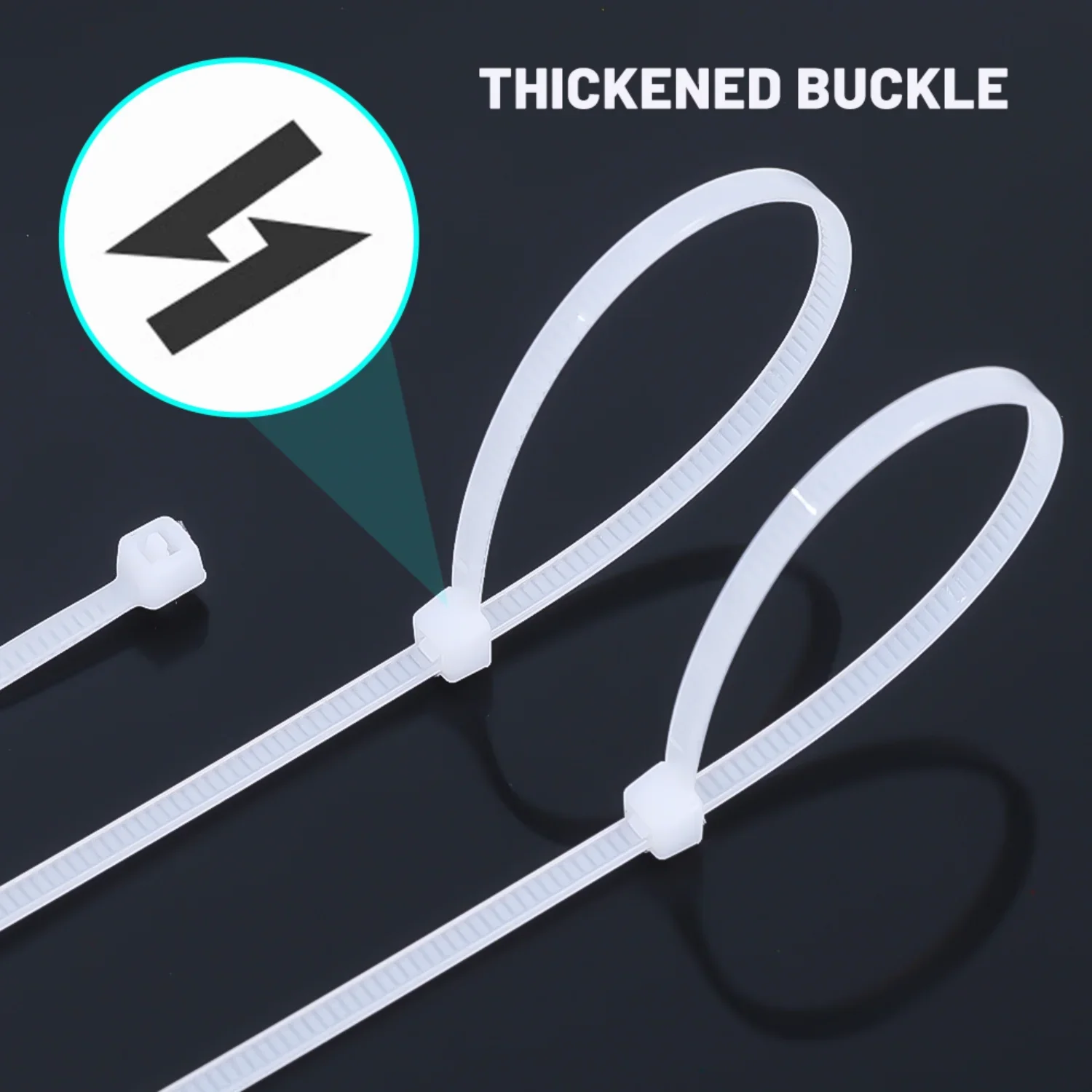 Nylon Cable Ties Reusable Self - Gear Tie Reusable recension och pris