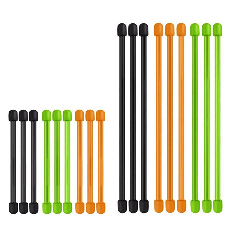 5PCS Silicone Zip Ties, Steel  - Gear Tie Reusable recension och pris