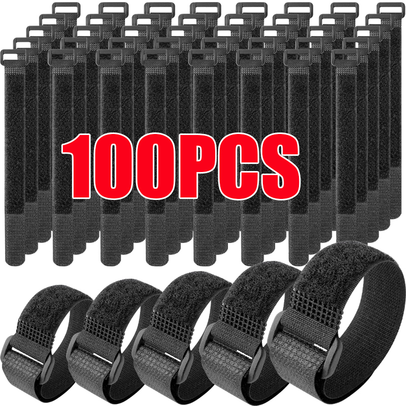 10-100pcs Reusable Hook and Lo - Gear Tie Reusable recension och pris