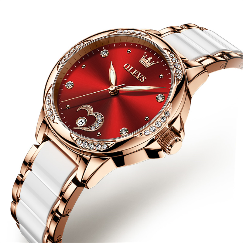 OLEVS Ladies Watch Woman Luxur - Watch Winder Compact recension och pris