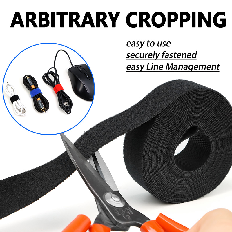 1Roll 5M Reusable Hook Loop Ny - Gear Tie Reusable recension och pris