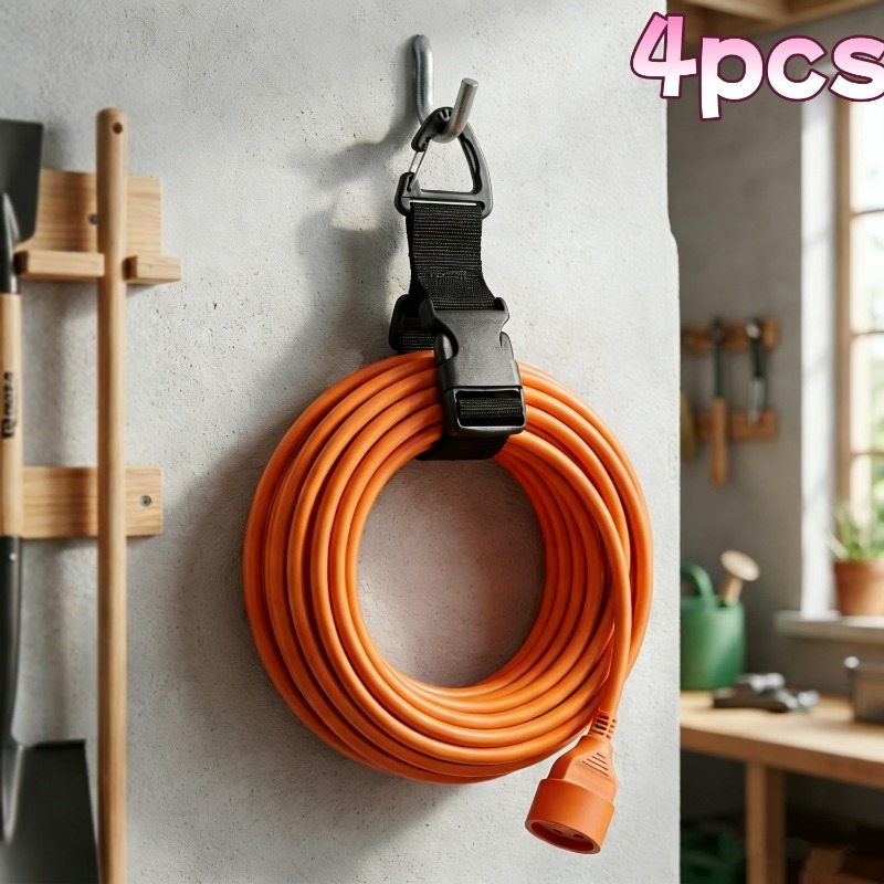 4 PCS Adjustable Garden Hose S - Gear Tie Reusable recension och pris