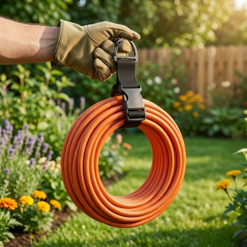 4 PCS Adjustable Garden Hose S - Gear Tie Reusable recension och pris