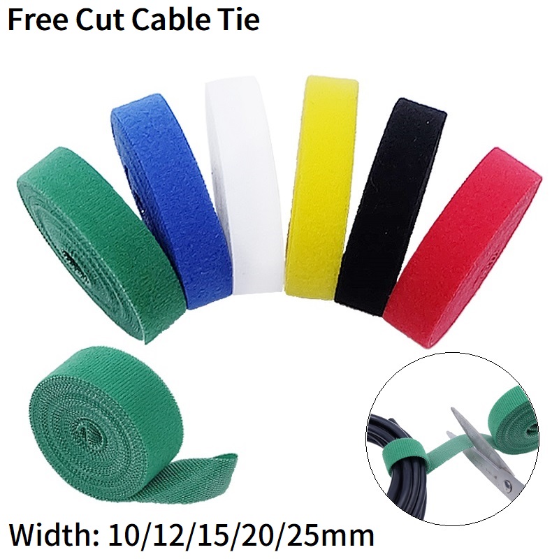 5M Self Adhesive Fastener 10/1 - Gear Tie Reusable recension och pris