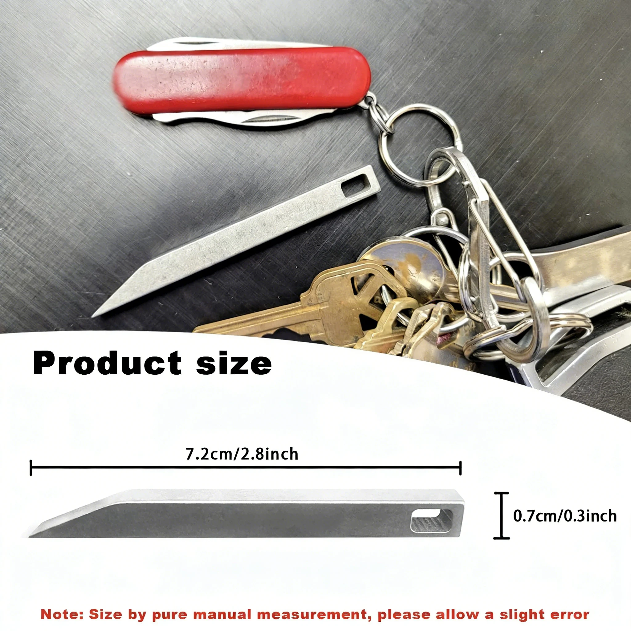 Heavy Duty Keychain Prybar EDC - Edc (Every Day Carry recension och pris