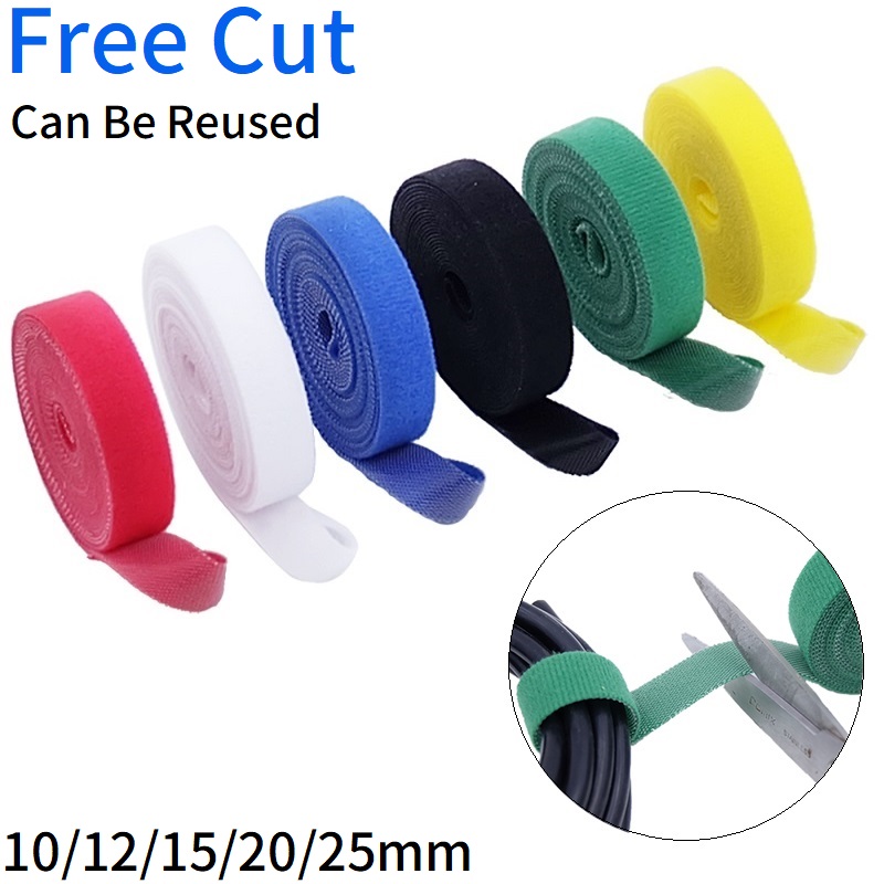 1/5M Cable Ties Reusable Adhes - Gear Tie Reusable recension och pris