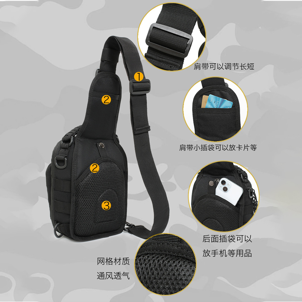 Tactical Sling Bag Pouch Multi - Edc Concealed Carry Sling Bag recension och pris